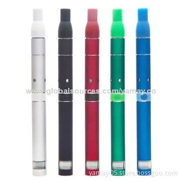 Electronic Cigarette Dry Herb Vaporizers with AGO G5, LCD Screen Show Power and Puffs
